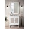 James Martin Vanities Athens 30in Single Vanity, Glossy White w/ 3 CM Carrara White Top E645-V30-GW-3CAR - alternate 3